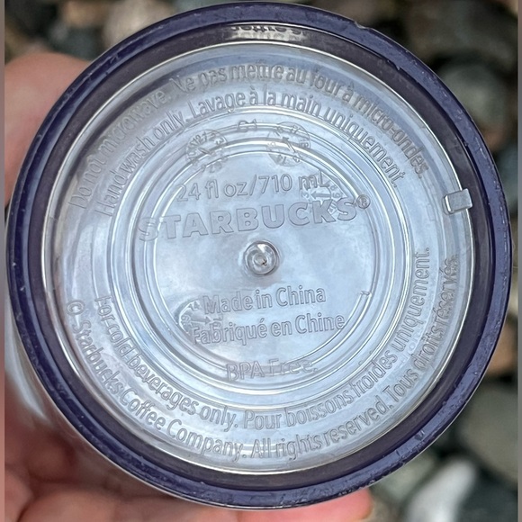 ☕️🧜‍♀️ 2016 Mermaid Scale Venti Cup | Gold Scales & Clear Tumbler | 24 oz. - Picture 10 of 17